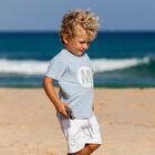 Boys White Logo Shorts, 1, hi-res