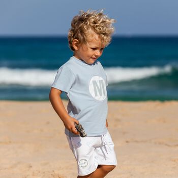 Boys White Logo Shorts