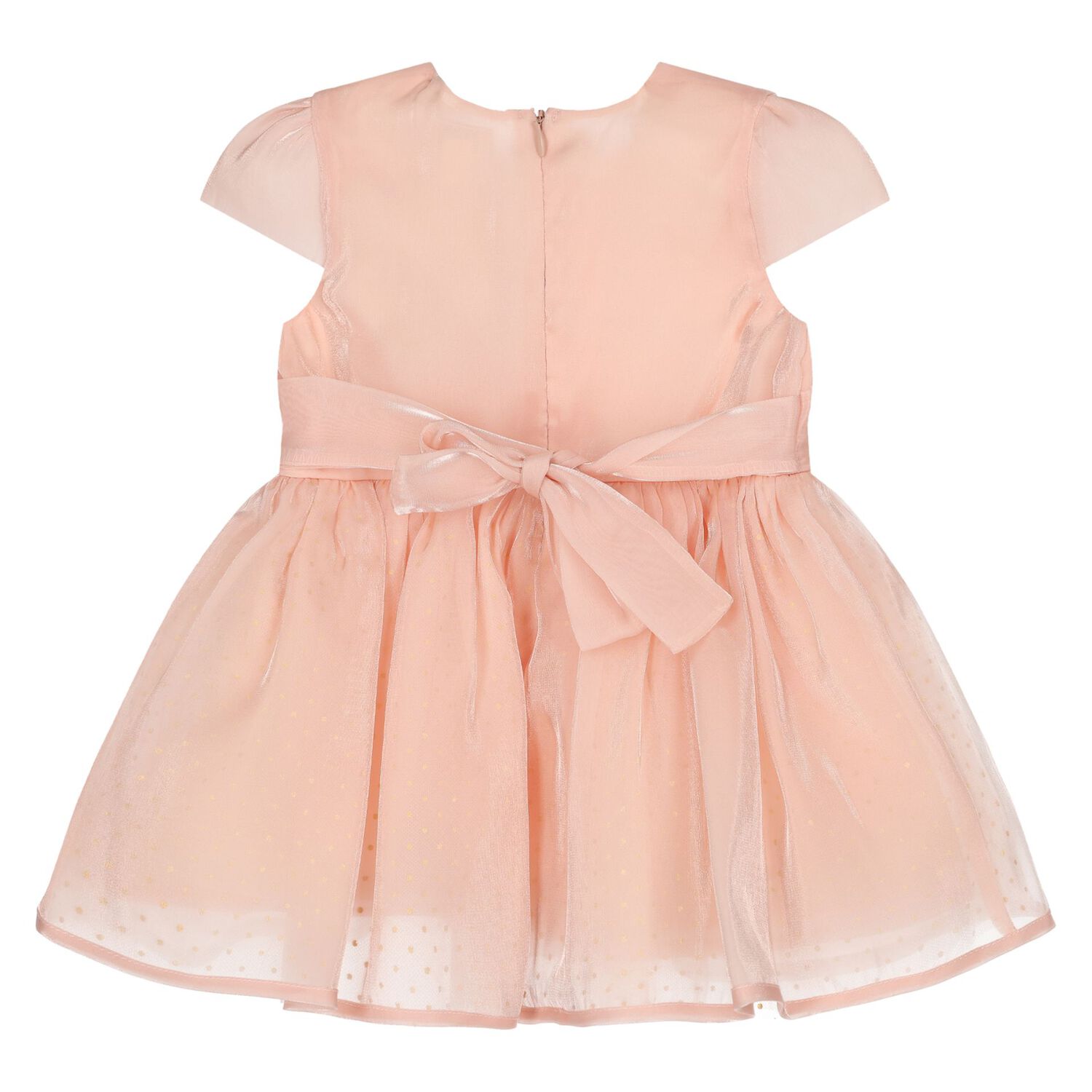 طقم فستان باللون وردي بشعار للفتيات , 2, hi-res image number null