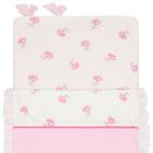 Baby Girls Pink & White Rose Nest, 1, hi-res