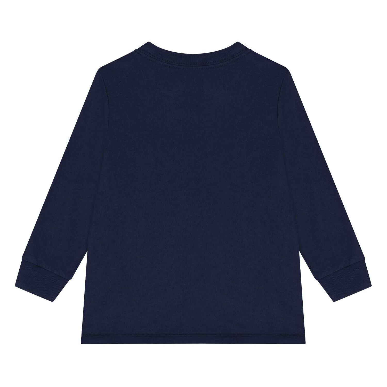 بدلة رياضية أولاد بالشعار باللون الأزرق الداكن والأصفر للأطفال, 1, hi-res