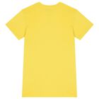 فستان أصفر للبنات مع حقيبة بشعار العلامة التجارية, 1, hi-res