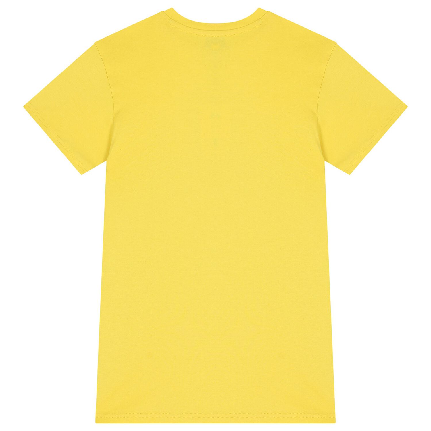 فستان أصفر للبنات مع حقيبة بشعار العلامة التجارية, 1, hi-res image number null