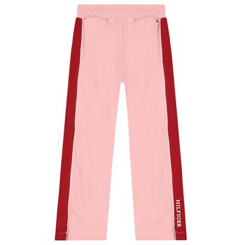 Girls Pink Logo Trousers