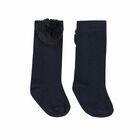 Baby Girls Navy Socks, 1, hi-res