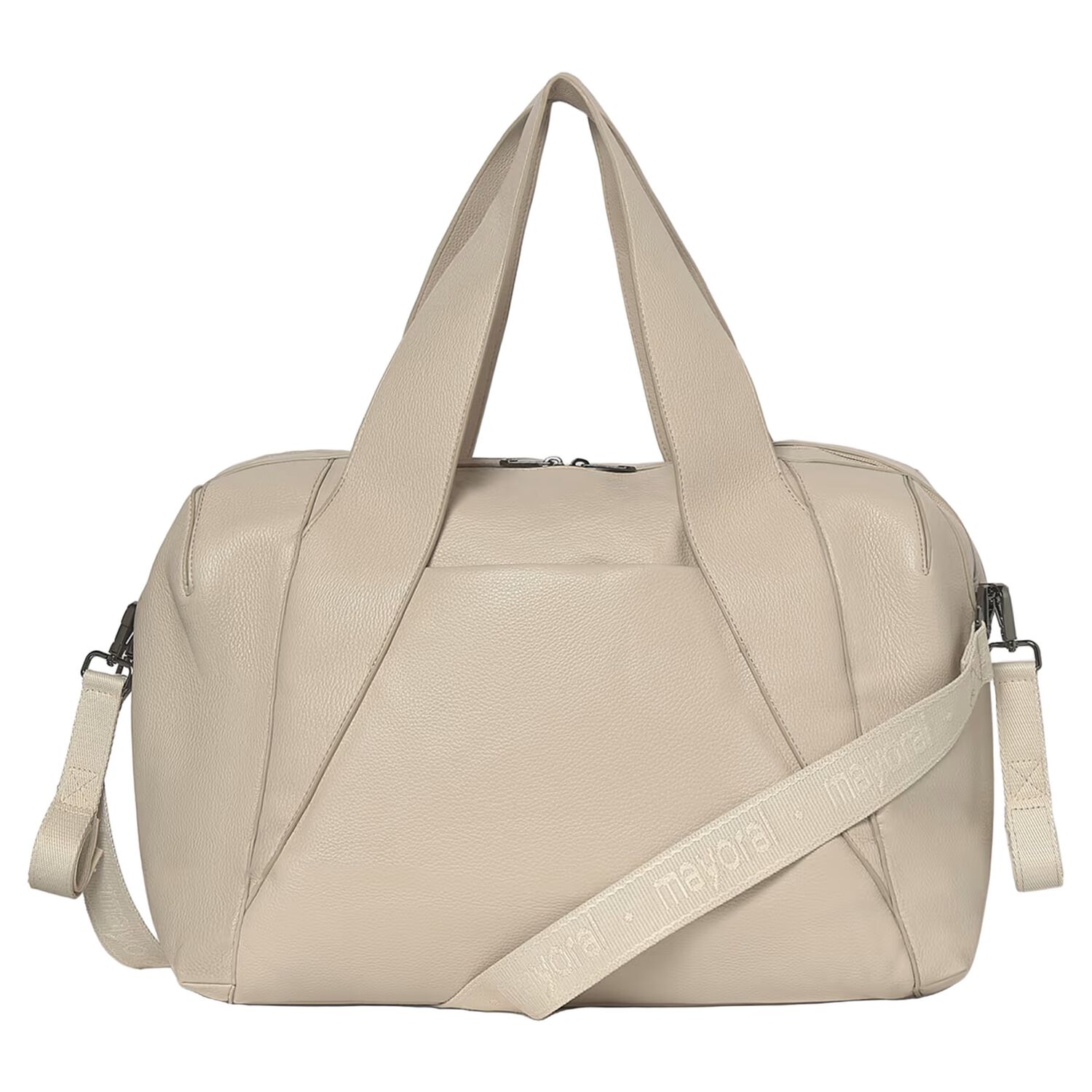 Beige Logo Baby Changing Bag ( 27cm ), 2, hi-res
