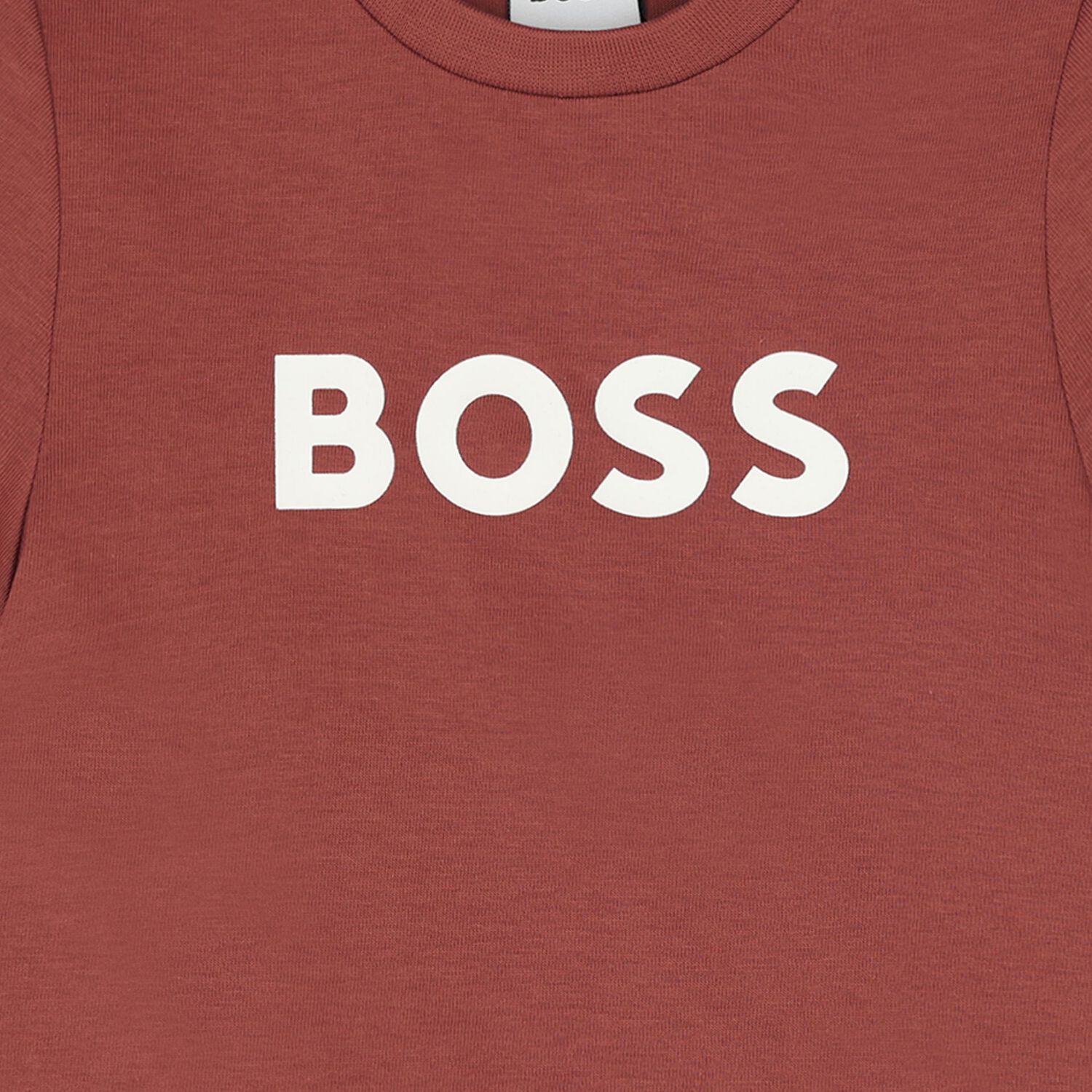 Younger Boys Mini Me Red Logo T-Shirt, 12, hi-res