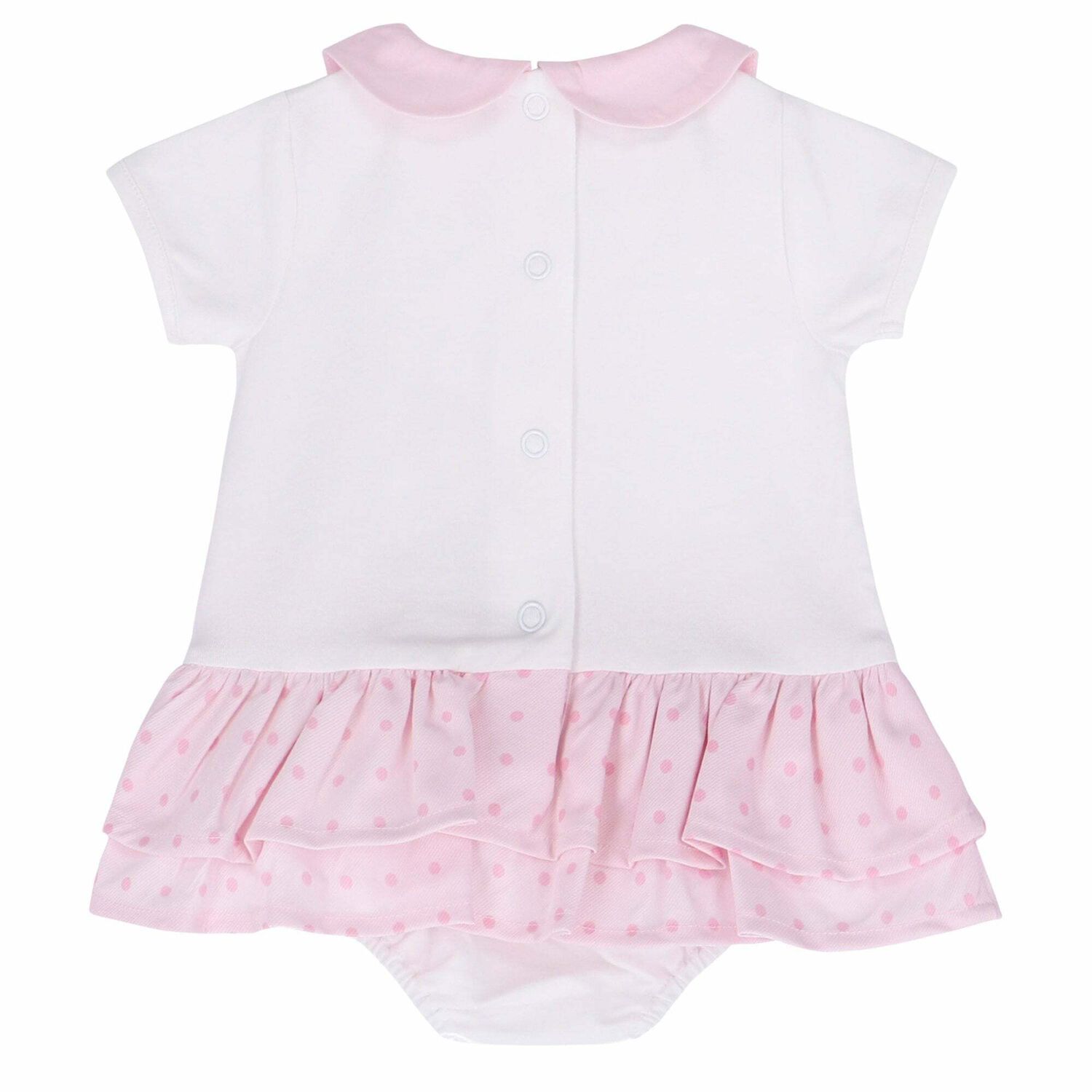 Baby Girls Pink Romper, 1, hi-res image number null