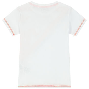 Boys White Logo T-Shirt