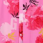 افرول شورت فلورا بناتي باللون الزهري, 1, hi-res