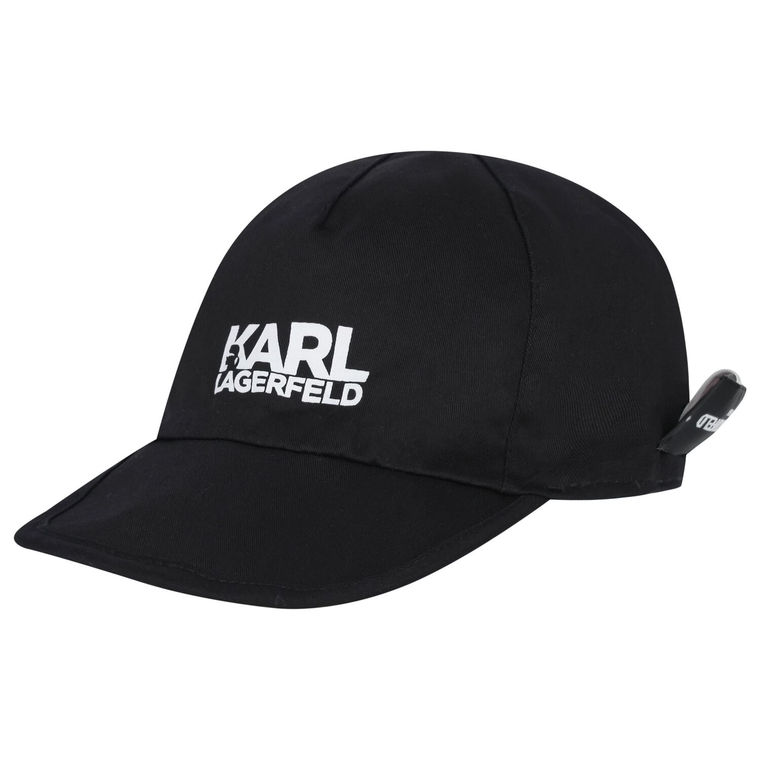 Baby Boys White & Black Logo Reversible Cap, 1, hi-res image number null