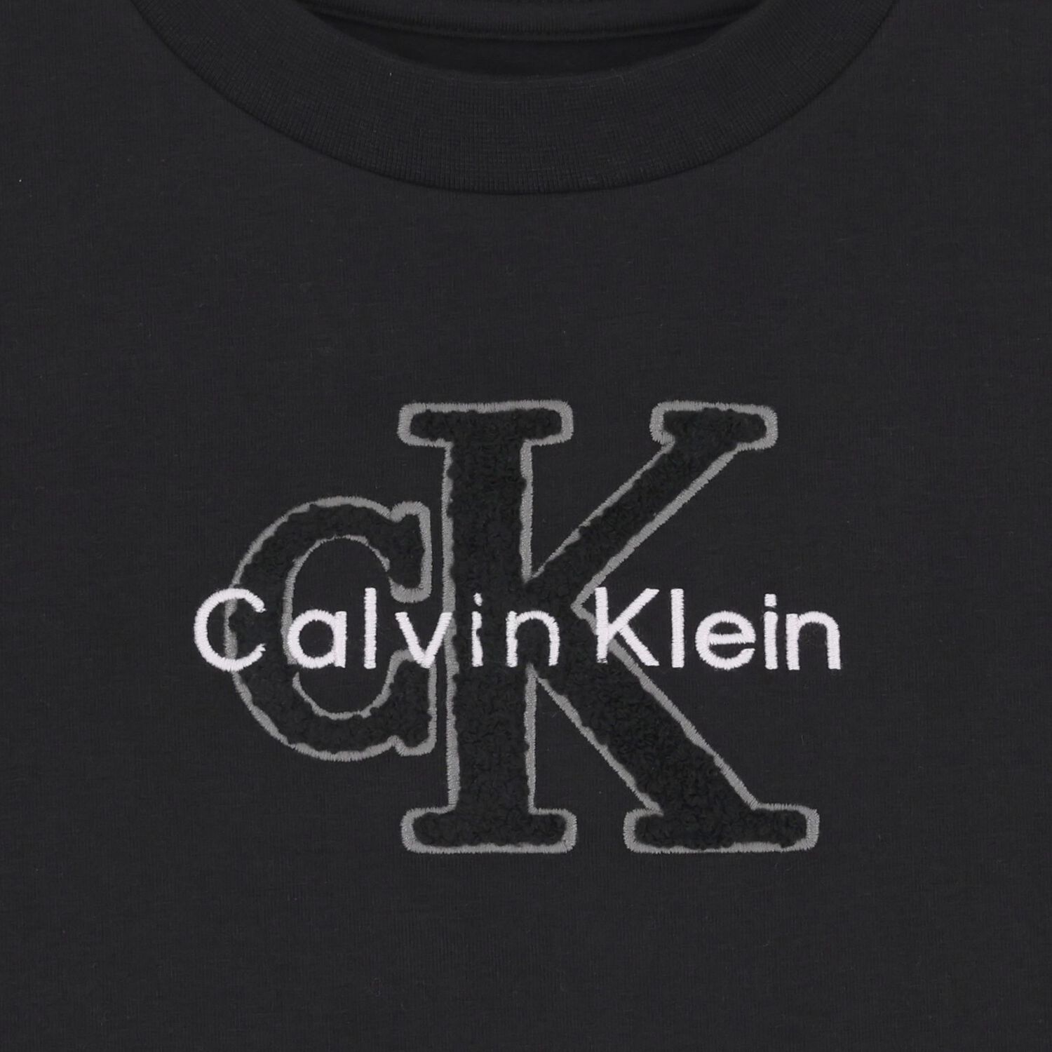 Girls Black Logo T-Shirt, 1, hi-res