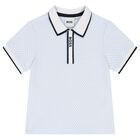 طقم شورت أولاد بالشعار باللون الأزرق و الكحلى, 2, hi-res