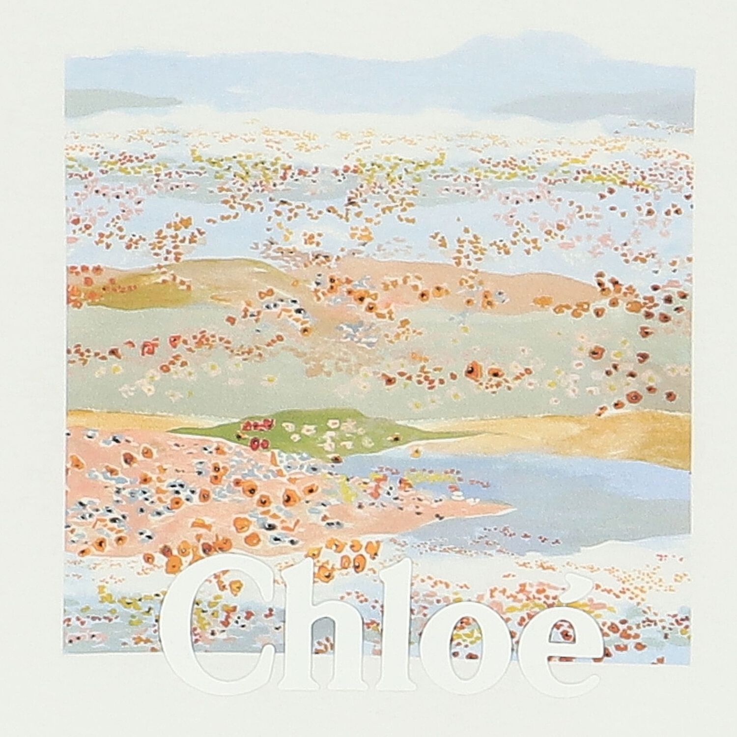 تيشيرت بنات بالشعار باللون العاجى, 1, hi-res