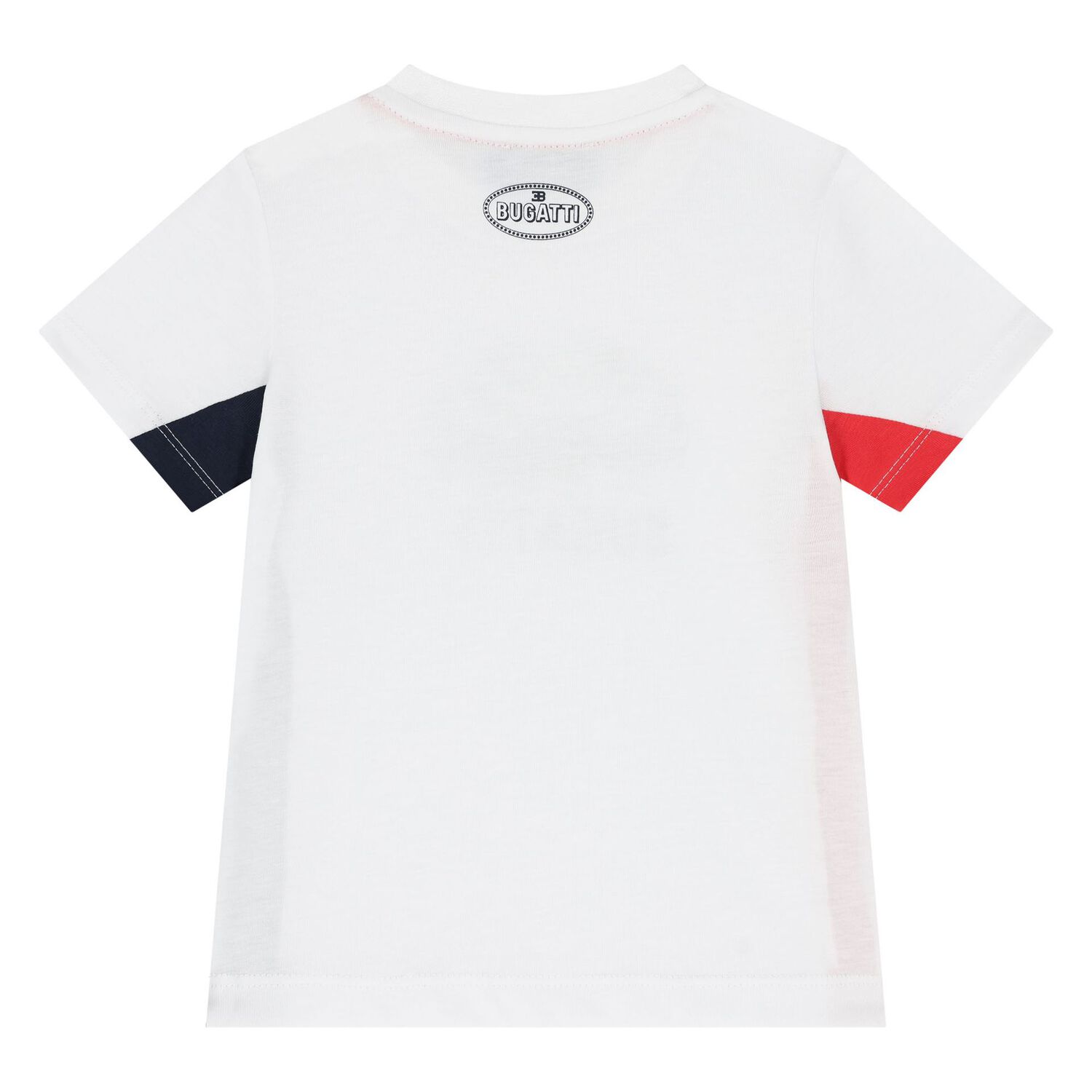 Younger Boys White Logo T-Shirt, 1, hi-res