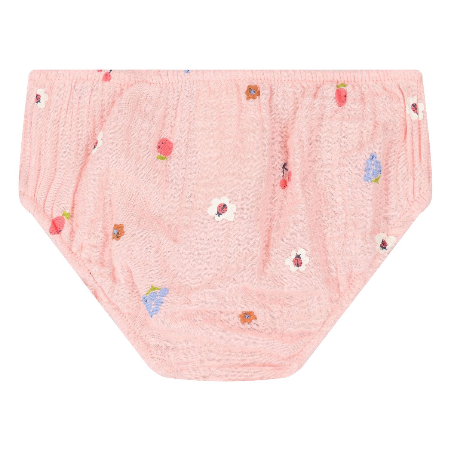 Baby Girls Pink Flower Dress Set, 1, hi-res