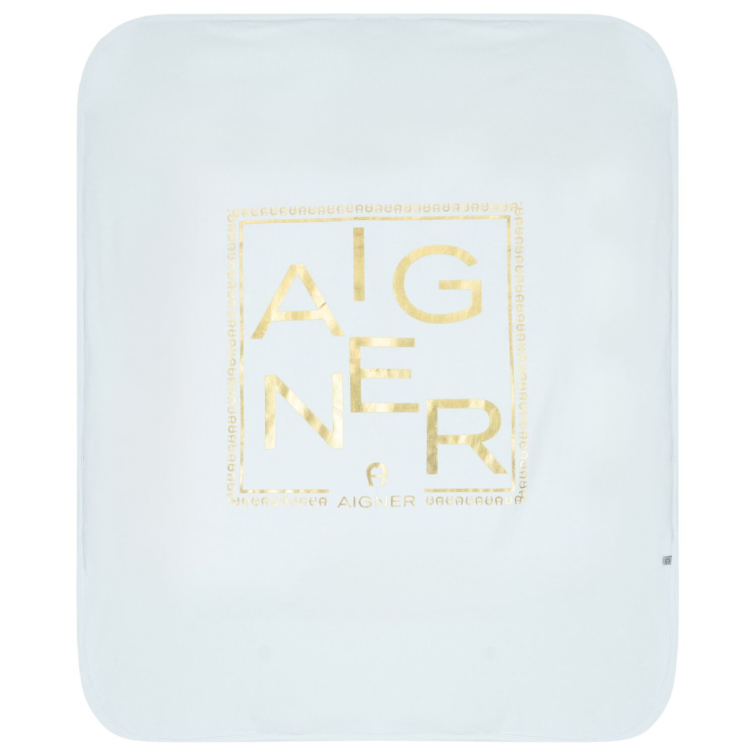 بطانية أولاد بالشعار باللون الأزرق والذهبي للأطفال, 2, hi-res