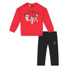 Younger Boys Red & Black Disney Tracksuit, 1, hi-res
