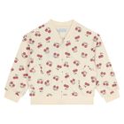 Younger Girls Ivory & Pink Tracksuit Set ( 3 Piece ), 2, hi-res