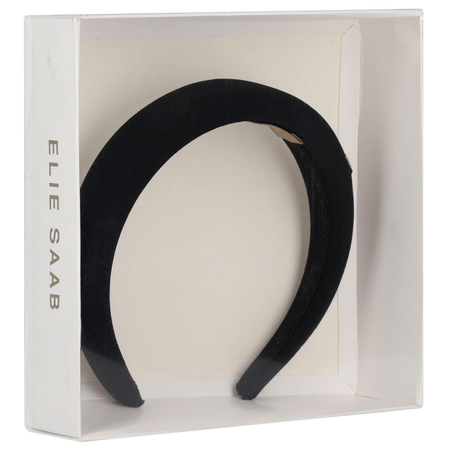 عصابة رأس مبطنة باللون الأسود للبنات, 1, hi-res