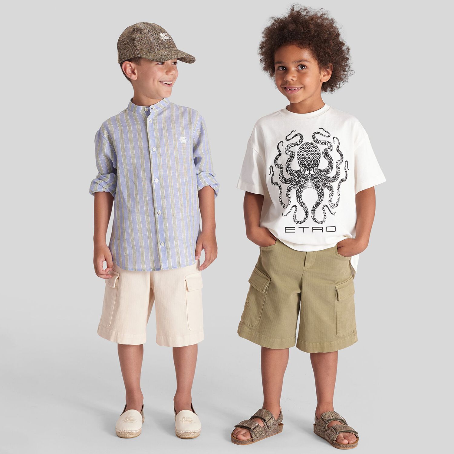 Boys Ivory & Black Octopus T-Shirt             , 1, hi-res