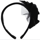 طوق شعر بنات بالورود باللون الأسود, 1, hi-res