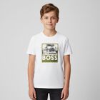 Boys White Logo T-Shirt, 2, hi-res
