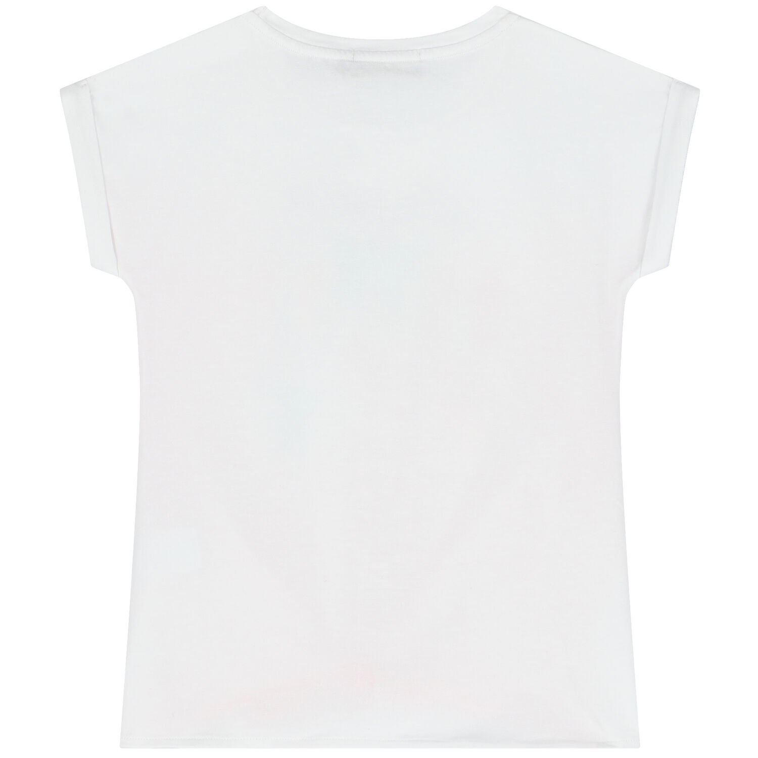 Girls Pink & White Logo T-Shirt, 1, hi-res