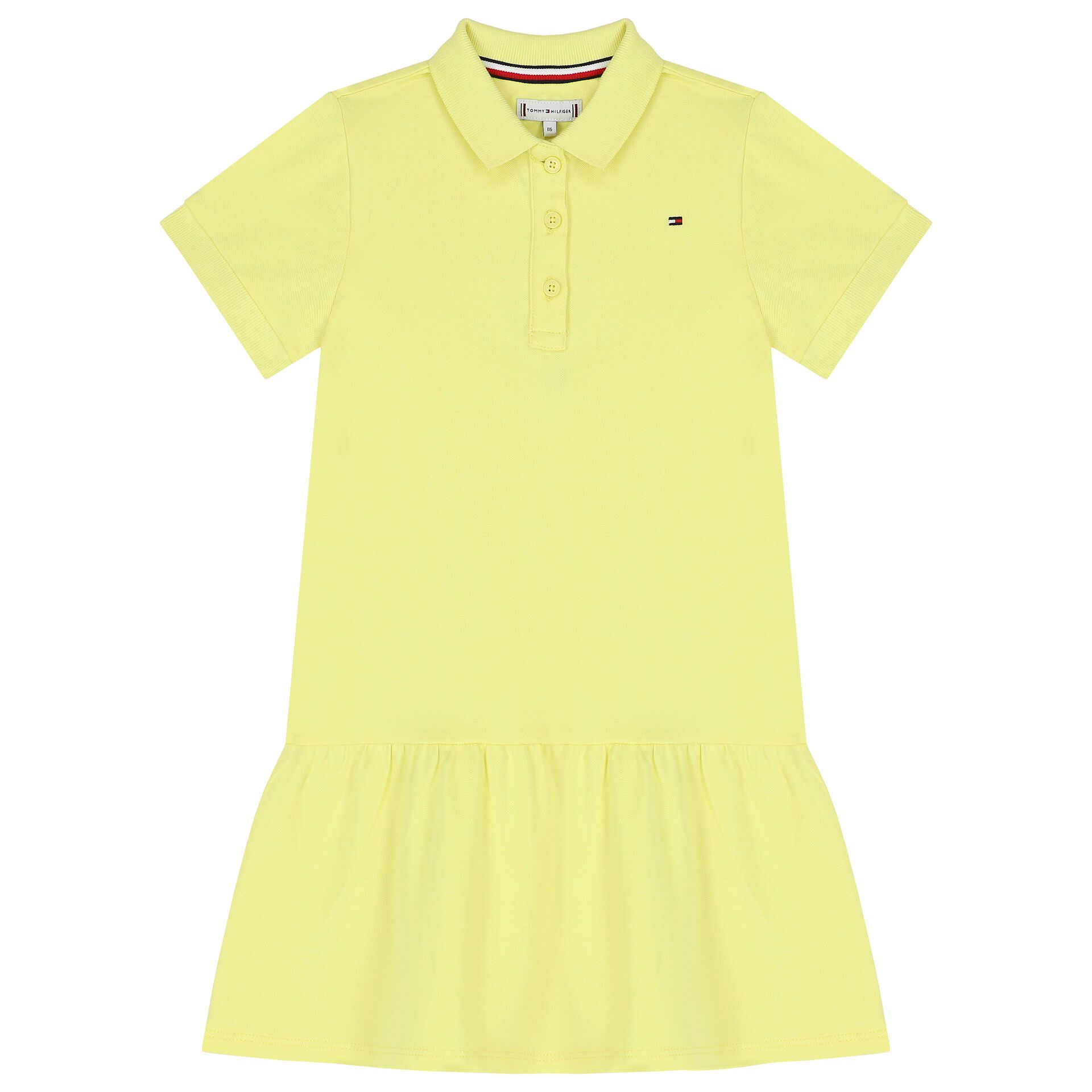 Girls yellow polo dress deals