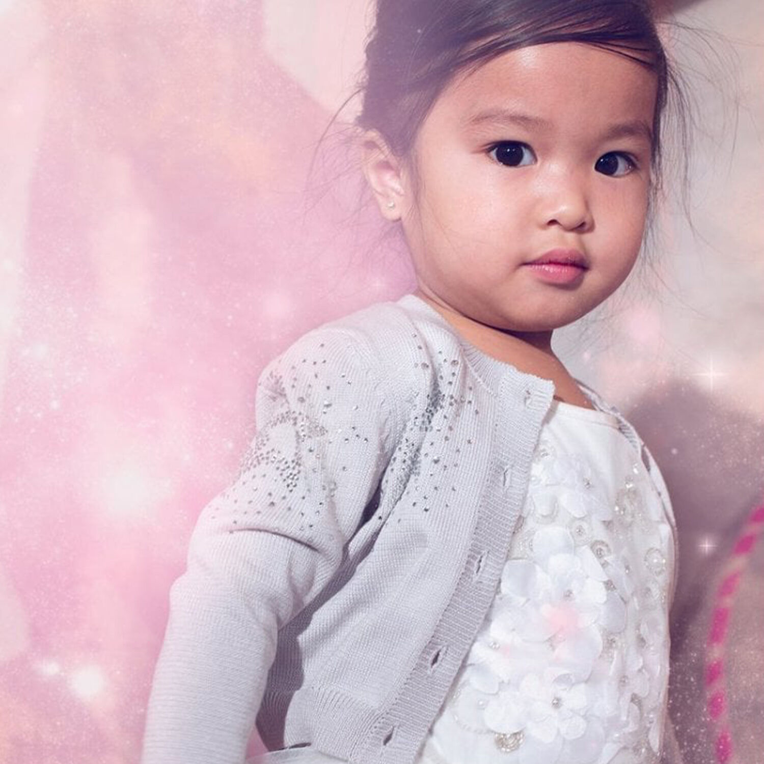 Girls Grey Cardigan, 1, hi-res image number null