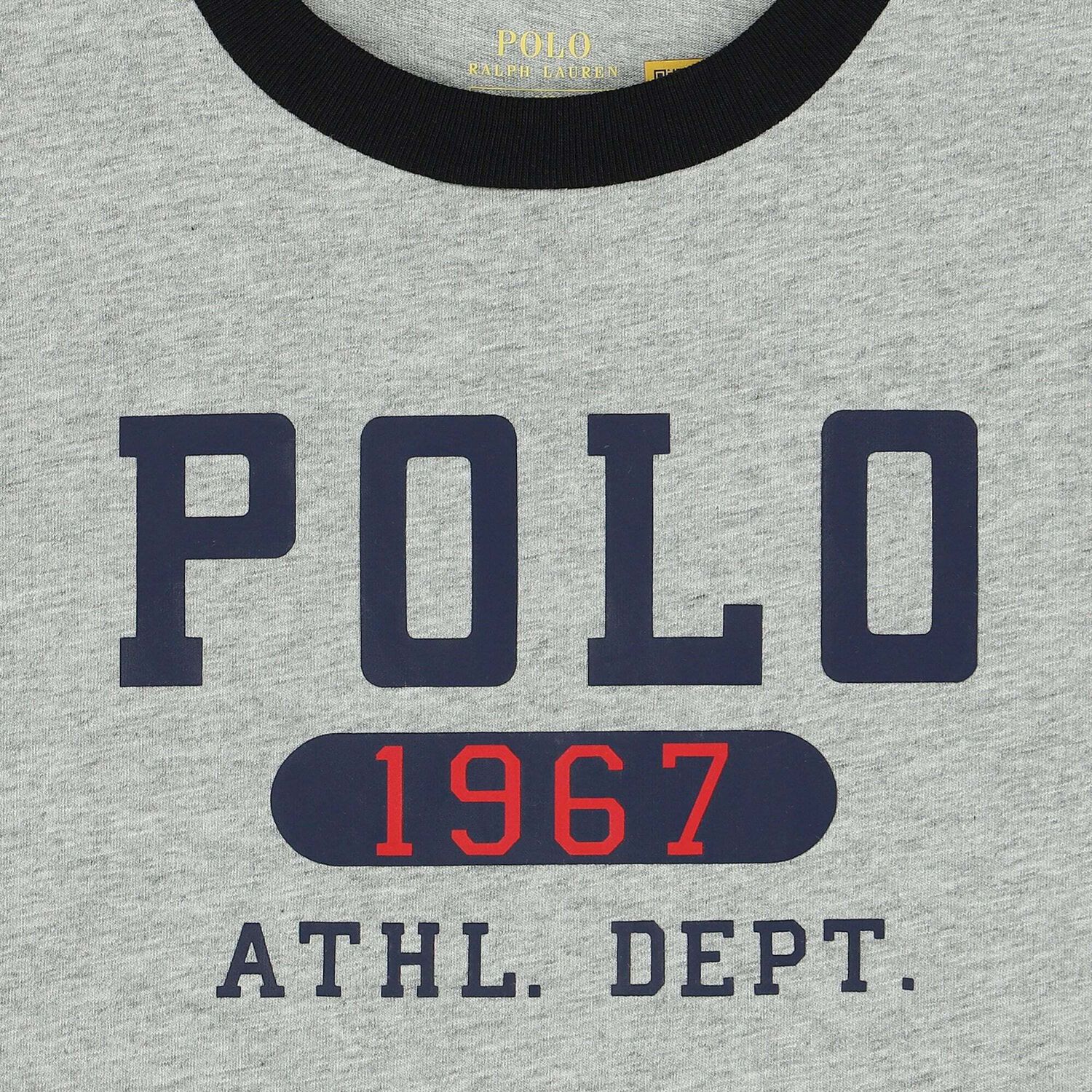 تيشيرت بالشعار باللون الرمادى للاولاد, 1, hi-res image number null