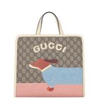 Girls Beige GG Supreme Tote Bag, 1, hi-res