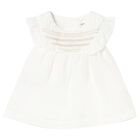 فستان بناتي عاجي اللون, 1, hi-res