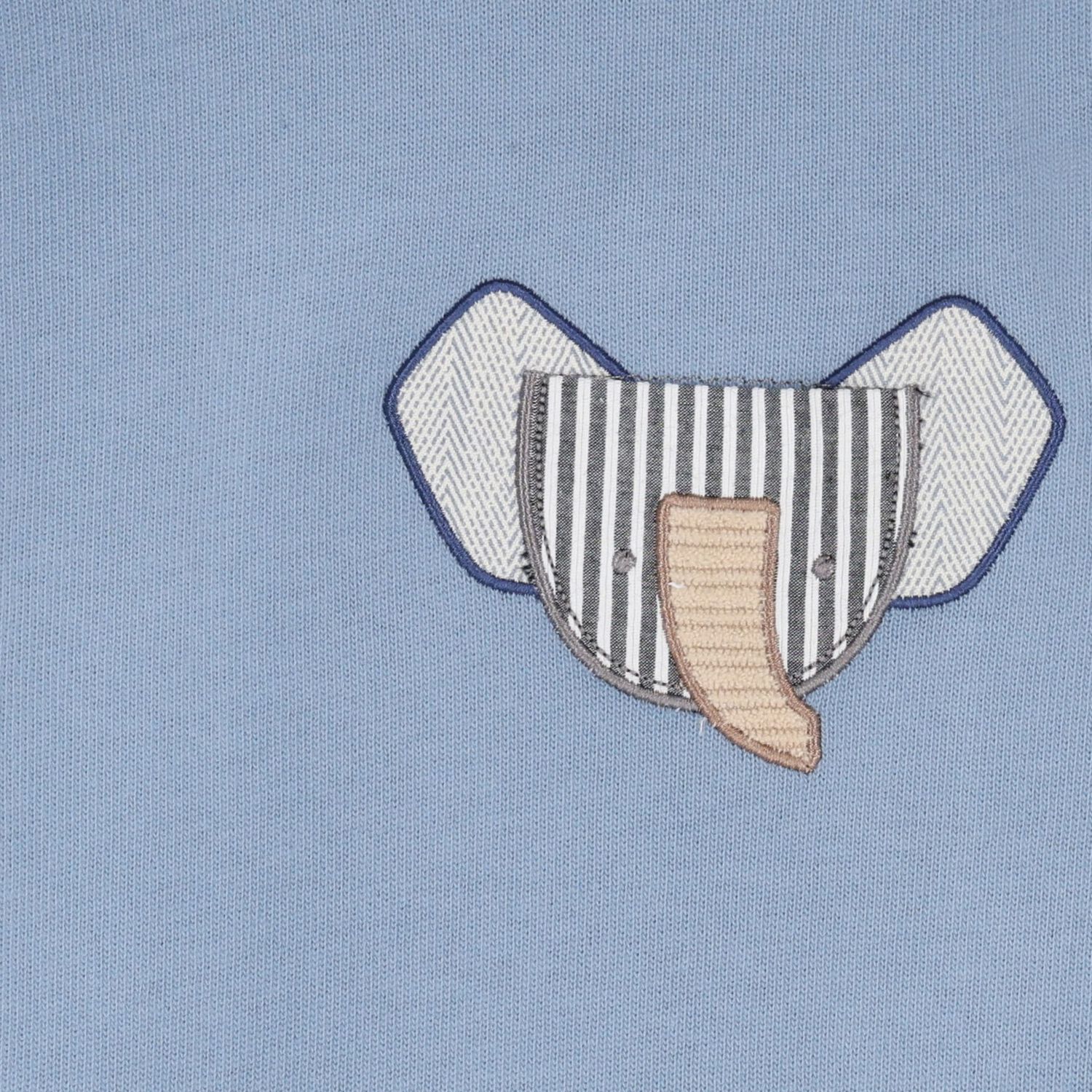 بدله رياضيه للاولاد باللون البيج والازرق ( قطعتين ) , 3, hi-res