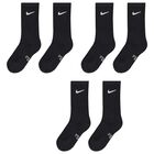Black Logo Socks ( 3-Pack ), 1, hi-res