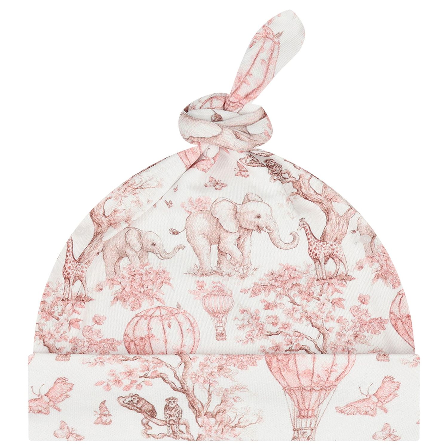 طقم هدايا ملابس أطفال بشعار افريقيا باللون الابيض والوردي للبنات , 1, hi-res