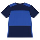 تيشيرت للأولاد أزرق اللون بشعار Dri-Fit, 1, hi-res