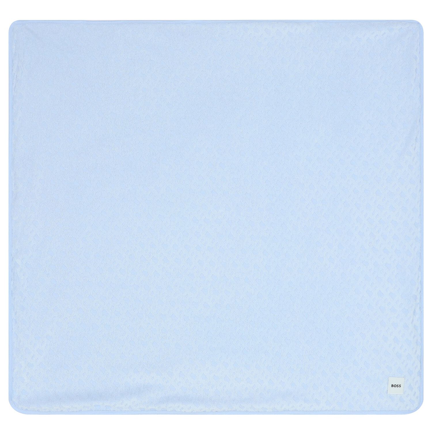 Baby Boys Blue Logo Blanket, 2, hi-res