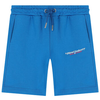 Boys Blue Logo Shorts