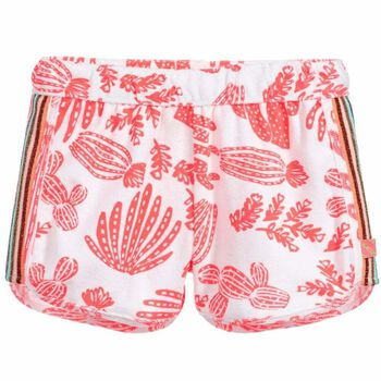 Girls Pink & White Shorts