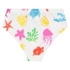 Younger Girls White Dress Set, 1, hi-res