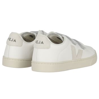White Logo Leather Trainers 