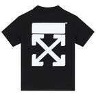 قميص أولاد بولو بالشعار باللون الأسود, 1, hi-res