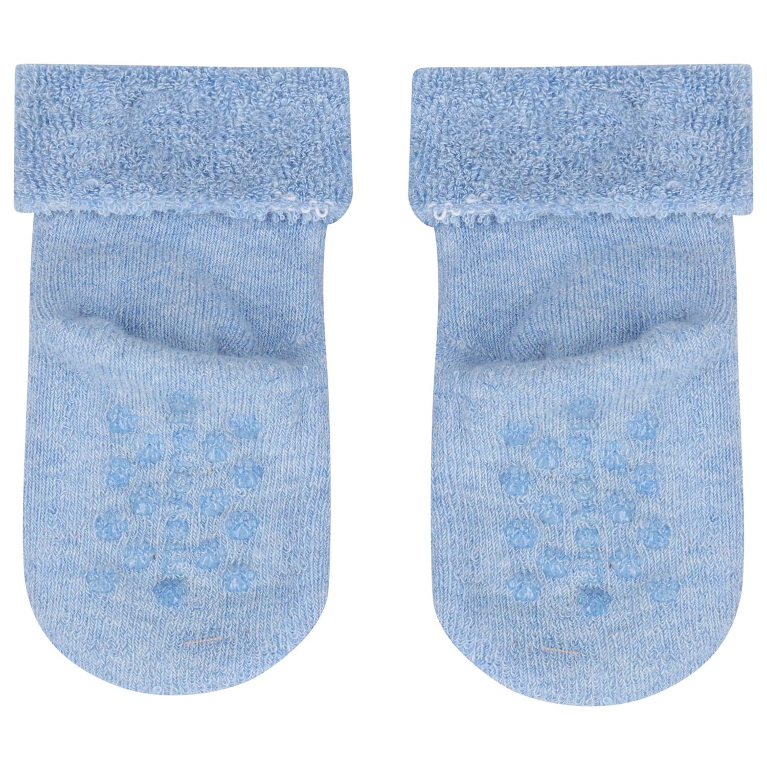 Baby Boys Blue Puppy Knitted Hat & Socks Set, 3, hi-res