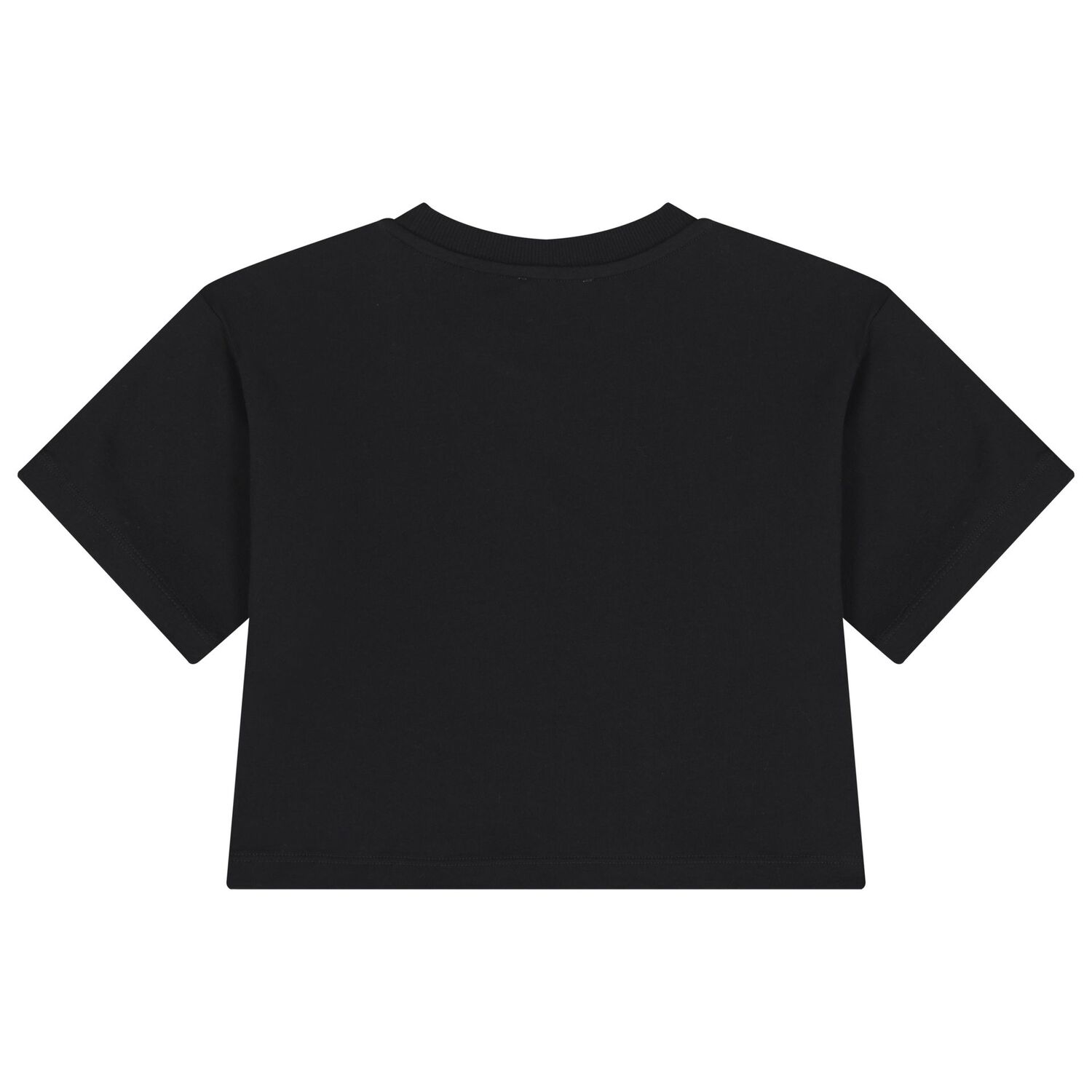 طقم شورت للبنات بالشعار بتصميم الدب تيدي باللون الاسود, 1, hi-res