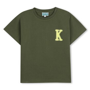 Boys Green Logo T-Shirt