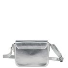 Girls Silver Leather Handbag, 1, hi-res