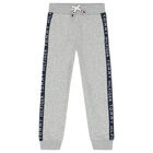 Boys Grey Logo Joggers, 1, hi-res