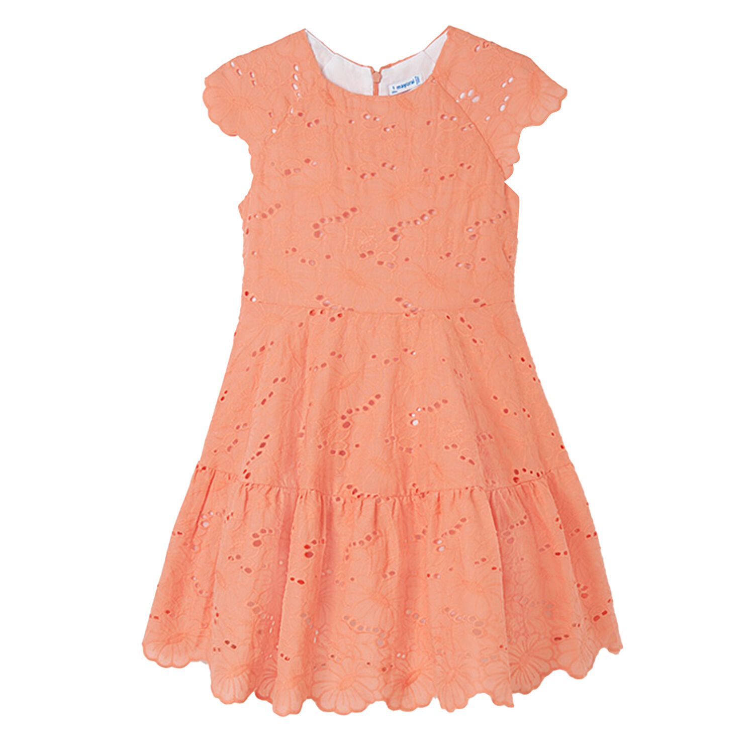 Girls Pink Embroidered Dress, 1, hi-res image number null