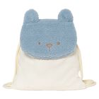 Baby Boys Blue & White Teddy Bear Gift Set, 1, hi-res